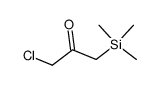 2-Propanone,1-chloro-3-(trimethylsilyl)-结构式