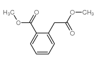 Benzeneacetic acid,2-(methoxycarbonyl)-, methyl ester Structure