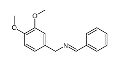 N-[(3,4-dimethoxyphenyl)methyl]-1-phenylmethanimine结构式