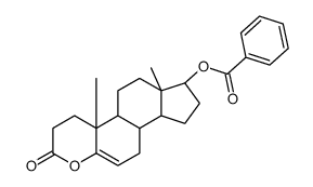 (17β)-17-(苯甲酰氧基)-4-氧杂雄甾-5-烯-3-酮结构式