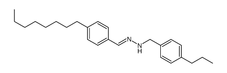 4-Octylbenzaldehyde [(4-propylphenyl)methylene]hydrazone Structure