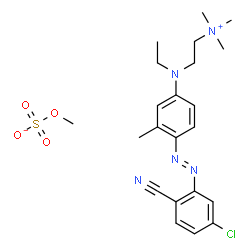 [2-[[4-[(5-chloro-2-cyanophenyl)azo]-3-methylphenyl]ethylamino]ethyl]trimethyl methyl sulphate picture