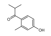 1-(4-hydroxy-2-methylphenyl)-2-methylpropan-1-one Structure