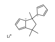 dilithium salt of 6-(1,3-cyclopentadienyl)-6,8,8-trimethylbicyclo[3.3.0]octa-1,3-diene Structure