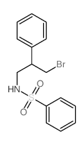 N-(3-bromo-2-phenyl-propyl)benzenesulfonamide Structure