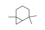 1,5,5-trimethylbicyclo[4.1.0]heptane Structure