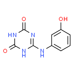 1,3,5-Triazine-2,4(1H,3H)-dione, 6-[(3-hydroxyphenyl)amino]- (9CI) picture