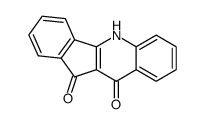 5,10-dihydro-11H-indeno[1,2-b]quinoline-10,11-dione Structure