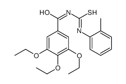 3,4,5-triethoxy-N-[(2-methylphenyl)carbamothioyl]benzamide结构式