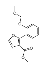 methyl 5-(2-(methoxymethoxy)phenyl)oxazole-4-carboxylate Structure