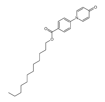 dodecyl 4-(4-oxopyridin-1-yl)benzoate结构式