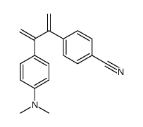 4-[3-[4-(dimethylamino)phenyl]buta-1,3-dien-2-yl]benzonitrile Structure