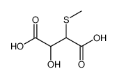 2-hydroxy-3-methylsulfanylbutanedioic acid结构式