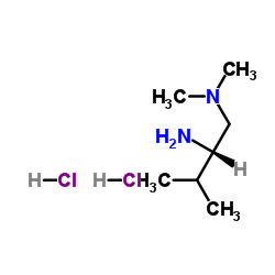 (2S)-N1,N1,3-三甲基-1,2-丁二胺 盐酸盐结构式
