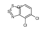 4,5-dichloro-1,2,3-benzodithiazol-1-ium,chloride Structure