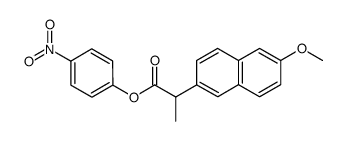 4-nitrophenyl 2-(6-methoxynaphthalen-2-yl)propanoate Structure