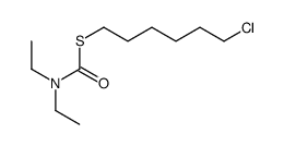 S-(6-chlorohexyl) N,N-diethylcarbamothioate Structure