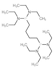 Phosphonous diamide,P,P'-1,4-butanediylbis[N,N,N',N'-tetraethyl- (9CI)结构式