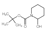 N-BOC-2-HYDROXYPIPERIDINE Structure