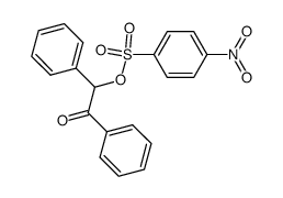 2-((4-Nitrobenzenesulfonyl)oxy)-1,2-diphenylethanone结构式