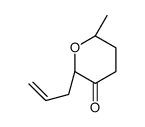 (2S,6R)-6-methyl-2-prop-2-enyloxan-3-one结构式