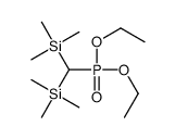 [diethoxyphosphoryl(trimethylsilyl)methyl]-trimethylsilane Structure