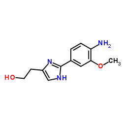 2-[2-(4-Amino-3-methoxyphenyl)-1H-imidazol-4-yl]ethanol结构式