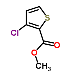 3-氯噻吩-2-羧酸甲酯结构式