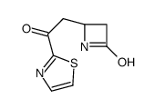 (4R)-4-[2-oxo-2-(1,3-thiazol-2-yl)ethyl]azetidin-2-one结构式