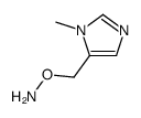 O-[(3-methylimidazol-4-yl)methyl]hydroxylamine结构式