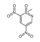 1-methyl-4,6-dinitro-2-azathiabenzene 1-oxide结构式