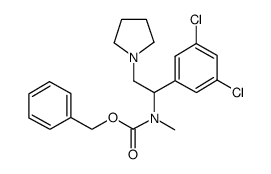 1-PYRROLIDIN-2-(3',5'-DICHLOROPHENYL)-2-(N-CBZ-N-METHYL)AMINO-ETHANE Structure