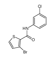 3-bromo-N-(3-chlorophenyl)thiophene-2-carboxamide Structure