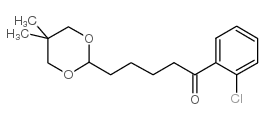 2'-CHLORO-5-(5,5-DIMETHYL-1,3-DIOXAN-2-YL)VALEROPHENONE图片