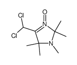 4-dichloromethyl-1,2,2,5,5-pentamethyl-3-imidazoline-3-oxide Structure