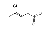 3-chloro-1-nitrobut-2-ene Structure