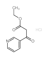 ethyl 3-oxo-3-pyridin-3-yl-propanoate结构式