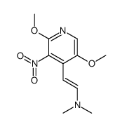 2-(2,5-dimethoxy-3-nitropyridin-4-yl)-N,N-dimethylethenamine picture