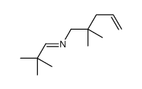 N-(2,2-dimethylpent-4-enyl)-2,2-dimethylpropan-1-imine Structure