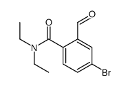 4-bromo-N,N-diethyl-2-formylbenzamide Structure