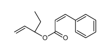 [(3S)-pent-1-en-3-yl] 3-phenylprop-2-enoate结构式