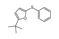 2-tert-butyl-5-phenylsulfanylfuran Structure