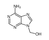 (6-Amino-9H-purin-9-yl)methanol结构式