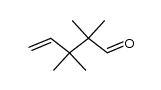 2,2,3,3-TETRAMETHYL-4-PENTENAL结构式