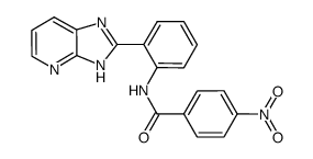 N-[2-(3H-imidazo[4,5-b]pyridin-2-yl)phenyl]-4-nitrobenzamide Structure