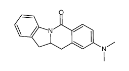 9-dimethylamino-11a,12-dihydro-11H-indolo[1,2-b]isoquinolin-6-one结构式