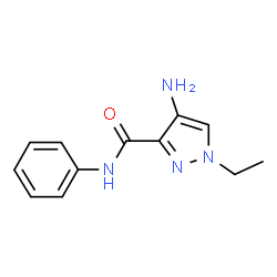 4-AMINO-1-ETHYL-1H-PYRAZOLE-3-CARBOXYLIC ACID PHENYLAMIDE structure