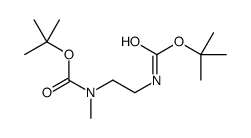 tert-Butyl N-[2-(Boc-amino)ethyl]-N-methylcarbamate Structure