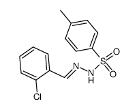 2-chlorobenzaldehyde tosylhydrazone Structure