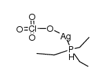 (perchloryloxy)(triethyl-l5-phosphanyl)silver Structure